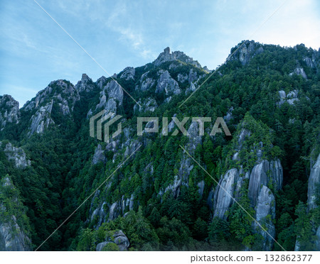 The beautiful mountainside of Mt. Mizugaki 132862377