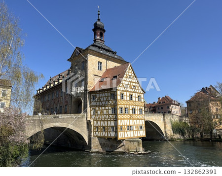 Old Town Hall in Bamberg, Bavaria, Germany 132862391