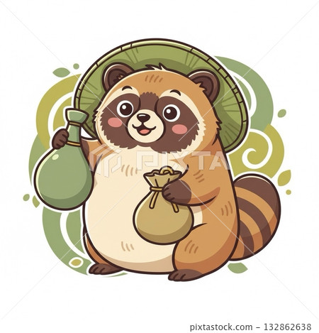 Raccoon dog 132862638