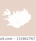Map of Iceland, sign silhouette. World Map Globe. Vector Illustration isolated on transparent background. Europe continent 132862767
