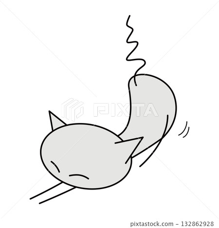 Cat stretching Cat stretching 132862928