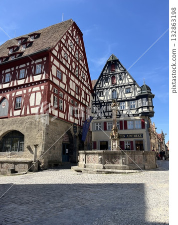 Rothenburg ob der Tauber in Bavaria, Germany Rothenburg ob der Tauber in Bavaria, Germany 132863198