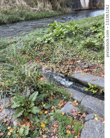 A stream in Tono city A stream in Tono city 132863262