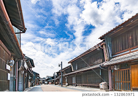 岐阜縣河原町的舊城區風貌 岐阜縣河原町的舊城區風貌 132863971