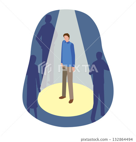 一個感到孤單的男人 132864494