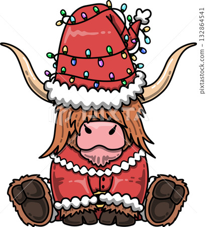 christmas, cow, xmas 132864541