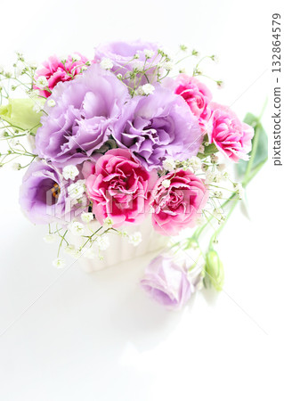 Purple lisianthus arrangement Purple lisianthus arrangement 132864579