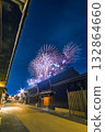 長良川煙火節的煙火表演 132864660