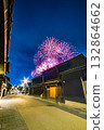 長良川煙火節的煙火表演 132864662