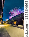 長良川煙火節的煙火表演 132864663