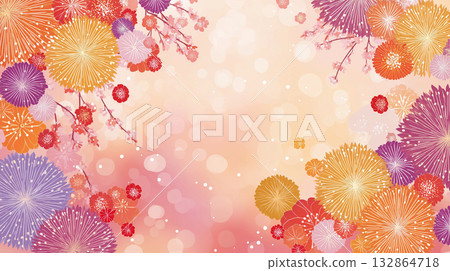 新年促銷和宣傳活動的海報和橫幅 132864718