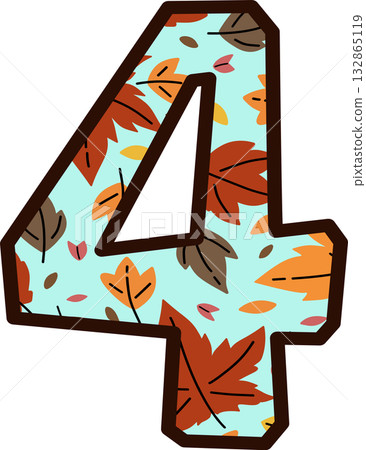 Autumn Leaves Pattern Number 4 Autumn Leaves Pattern Number 4 132865119
