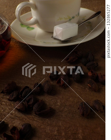 Cascara tea 132865277