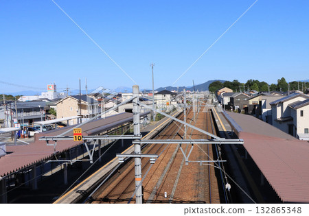 東海道本線篠原站內 東海道本線篠原站內 132865348