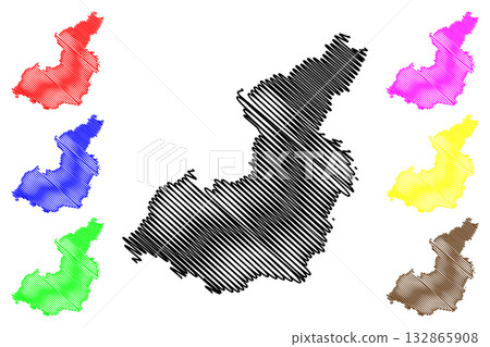 Tenterfield Shire (Commonwealth of Australia, New South Wales, NSW) map vector illustration, scribble sketch Tenterfield map Tenterfield Shire (Commonwealth of Australia, New South Wales, NSW) map vector illustration, scribble sketch Tenterfield map 132865908