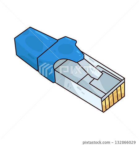 illustration of ethernet 132866029