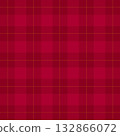 A calm tartan check pattern seamless background featuring red and yellow dotted lines 132866072