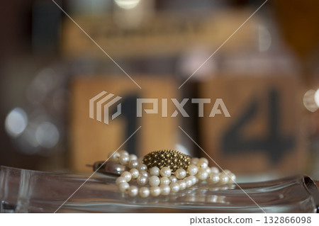 ring as gift for Valentine' day 132866098