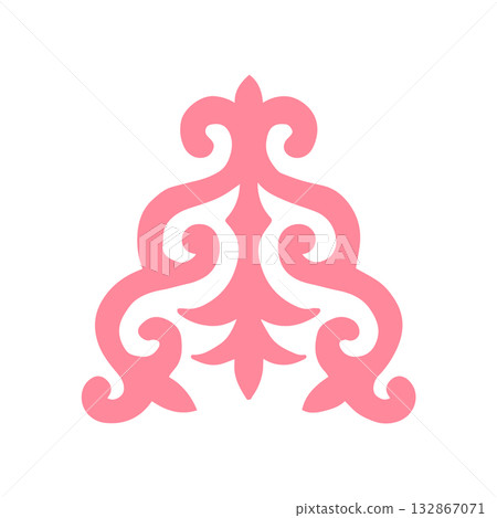 kyrgyz traditional ornament ethnic decorative pattern kyrgyz traditional ornament ethnic decorative pattern 132867071