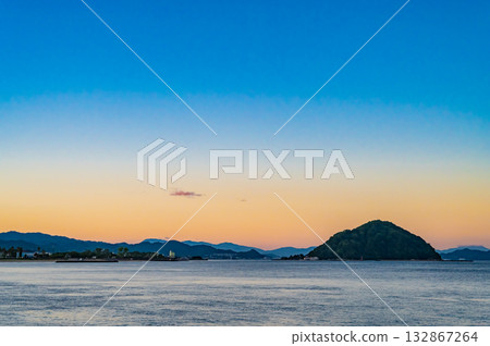 Shikoku, Ehime, Seto Inland Sea scenery Shikoku, Ehime, Seto Inland Sea scenery 132867264