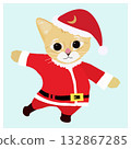小貓聖誕老人 132867285
