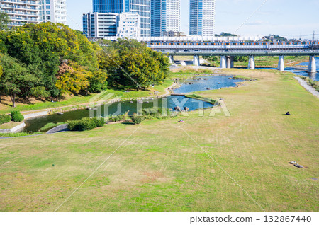 從新二湖橋眺望兵庫島公園 從新二湖橋眺望兵庫島公園 132867440
