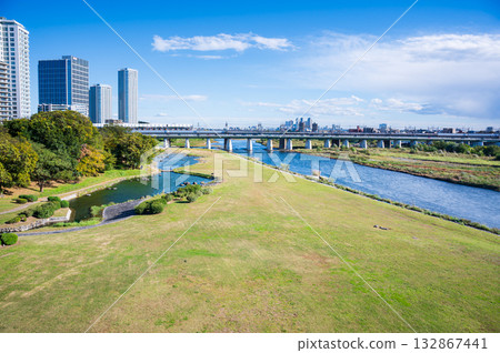 從新二湖橋眺望兵庫島公園 從新二湖橋眺望兵庫島公園 132867441