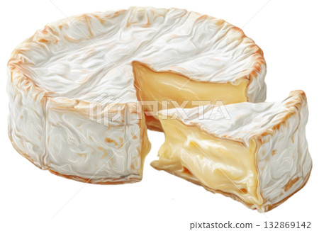 Camembert Cheese 132869142