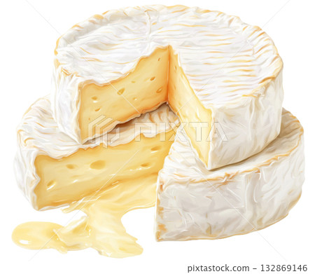 Camembert Cheese 132869146