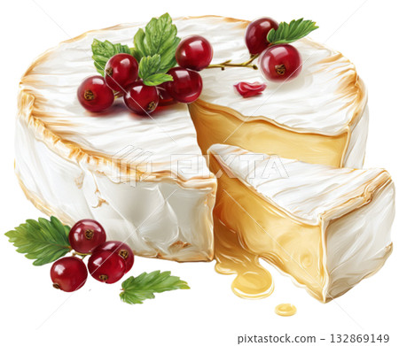 Camembert Cheese 132869149