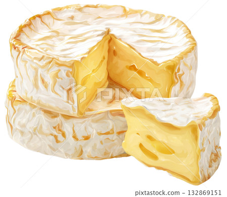 Camembert Cheese 132869151