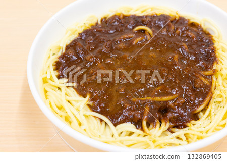 便利商店買的美味肉醬義大利麵 132869405