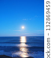 November 6, 2025 Taurus Full Moon Sea and Super Moon 132869459