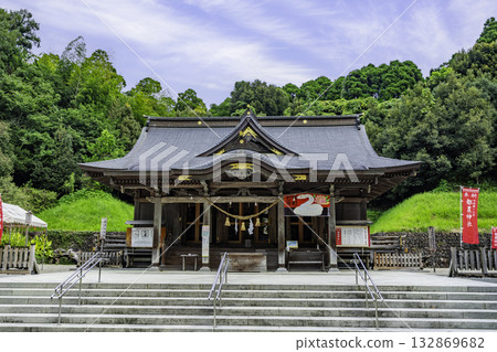 Tsuno Shrine, worship hall, Tsuno Town, Miyazaki Prefecture Tsuno Shrine, worship hall, Tsuno Town, Miyazaki Prefecture 132869682