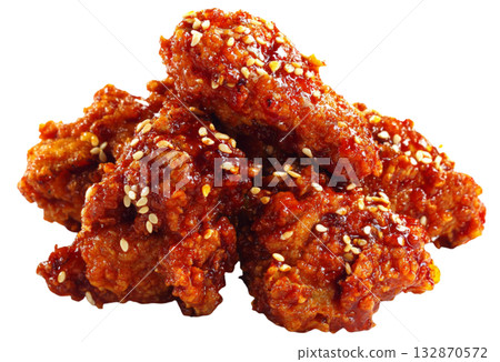 fried chicken fried chicken 132870572