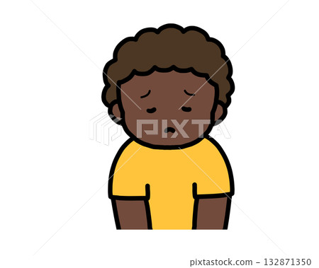 悲傷的黑人男孩 悲傷的黑人男孩 132871350