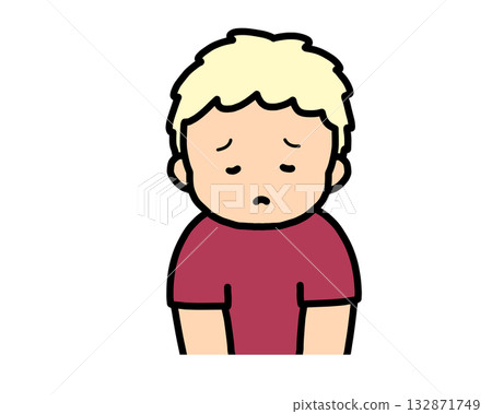 悲傷的金髮男孩 悲傷的金髮男孩 132871749