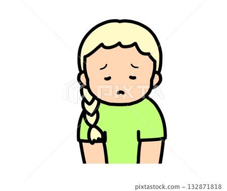 悲傷的金髮女孩 悲傷的金髮女孩 132871818