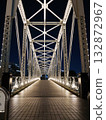 Tennozu Fureai Bridge at night #2 132872967