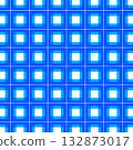 Seamless digital-inspired background with repeating blue and black geometric square patterns 132873017