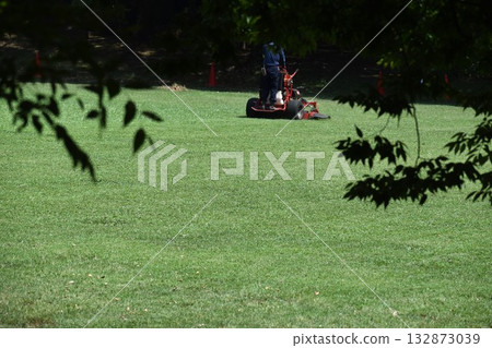 Park maintenance work 132873039