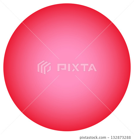 紅色和粉色圓形漸層 132873288