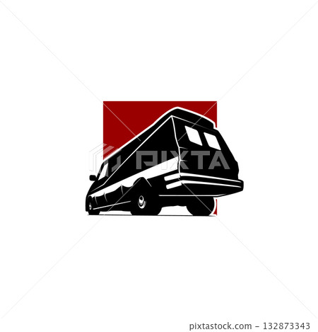 A-Team Van logo. Isolated with bottom view. Best for badge, emblem, icon, sticker design. Available in 10 eps. A-Team Van logo. Isolated with bottom view. Best for badge, emblem, icon, sticker design. Available in 10 eps. 132873343