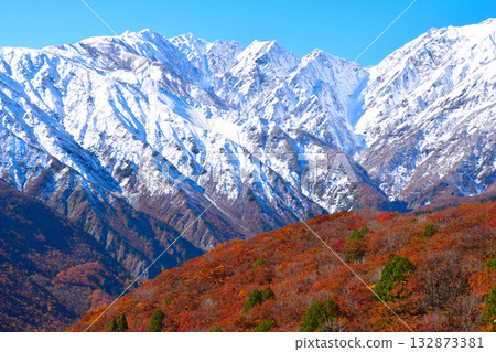 Autumn Hakuba mountain range 132873381