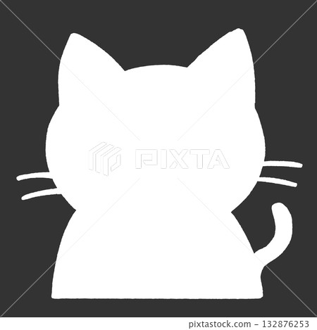 Black cat silhouette - frame available Black cat silhouette - frame available 132876253