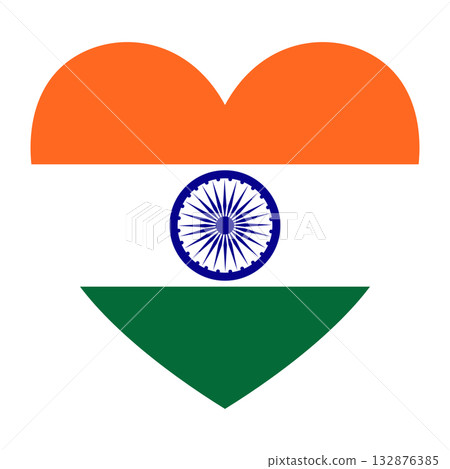 India National Flag 132876385