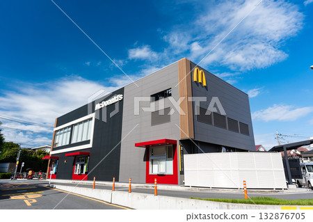 Exterior of McDonald's Tsutsujigaoka store, No. 20, Nakahara, Mitaka City, Tokyo 132876705
