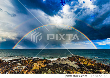 鄂霍次克海上的彩虹橋 鄂霍次克海上的彩虹橋 132877188