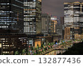 Night view of Tokyo Marunouchi 132877436