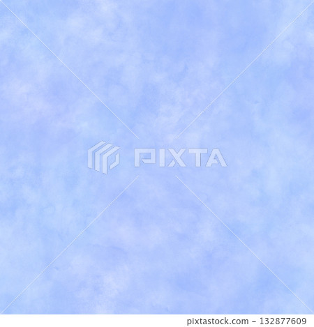 Watercolor seamless pattern, splash of blue azure color, background, handmade digital illustration on white background. Element for design in printing 132877609